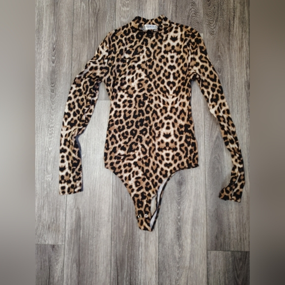 popular 21 Tops - Leopard Print Ladies Bodysuit